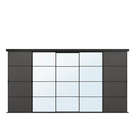 Дверь раздвижная, комбинация IKEA MEHAMN МЕХАМН, AULI АУЛИ, SKYTTA 595.001.33