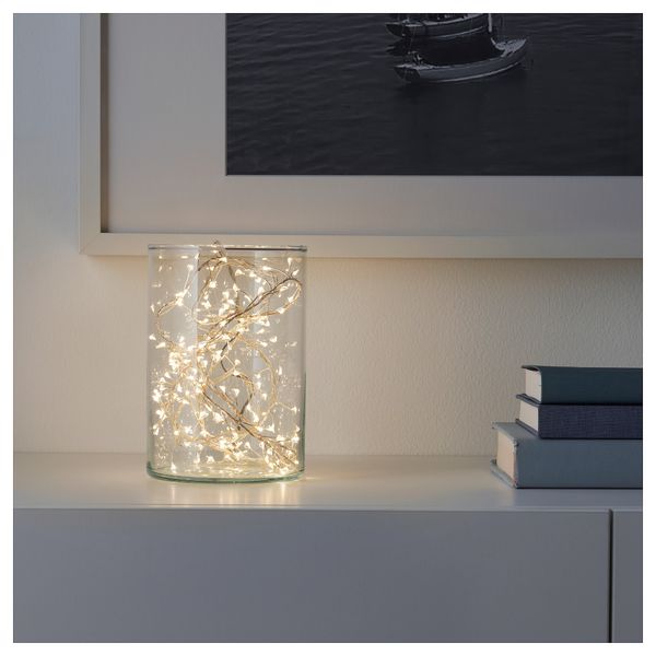 Гирлянда, 160 светодиодов СТРОЛА, с батарейным питанием мини - фото 3