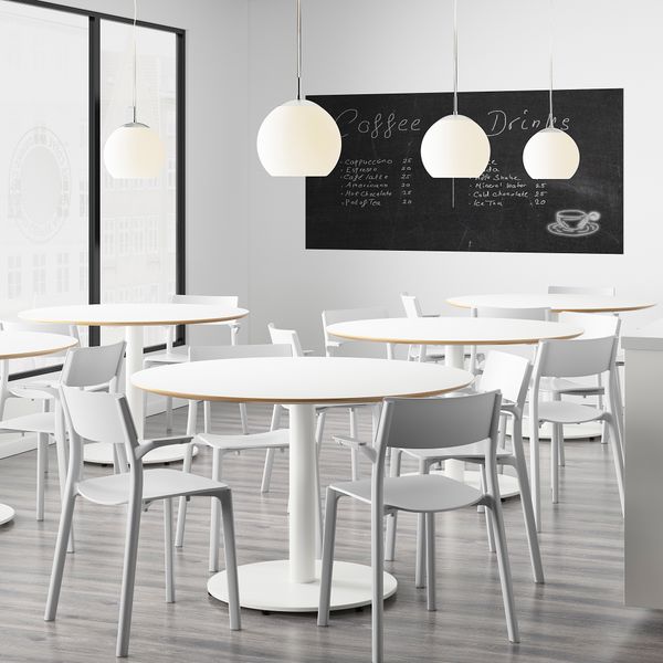 Стул, серый IKEA JANINGE ЯН-ИНГЕ 402.805.17 - фото 7