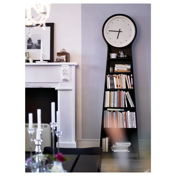 Напольные часы ИКЕА ПС ПЕНДЕЛ, черный (56x198 см) - фото 8