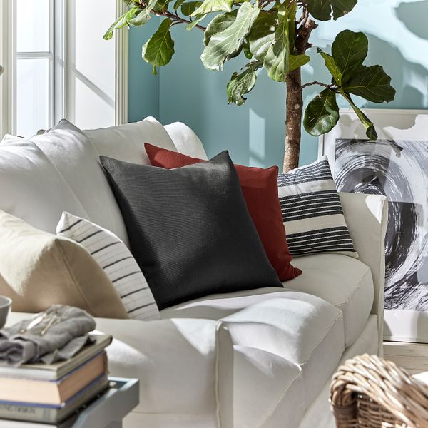 Чехол на подушку, черно-серый 50x50 см IKEA VIGDIS ВИГДИС 704.326.80 - фото 3