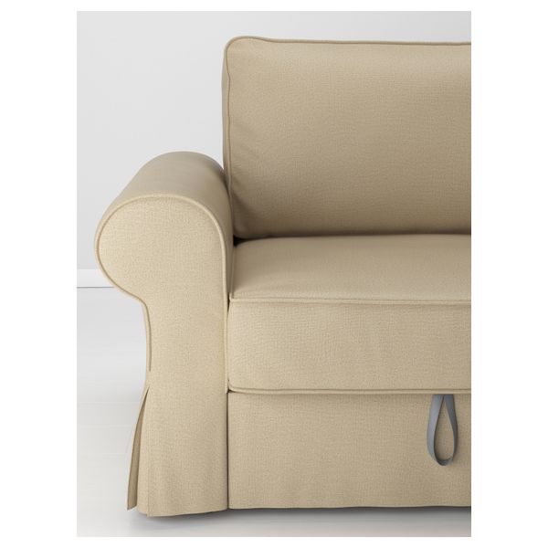 Диван-кровать 2-местная БАККАБРУ / МАРИЕБЮ, Рисане неокрашенный - фото 2