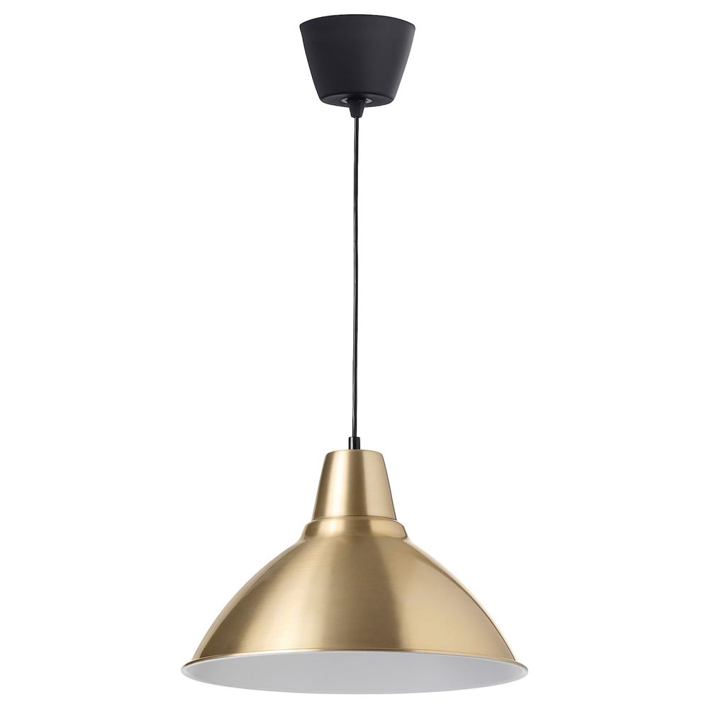 Подвесной светильник, желтая медь 38 см IKEA FOTO ФОТО 103.916.68 - фото 1