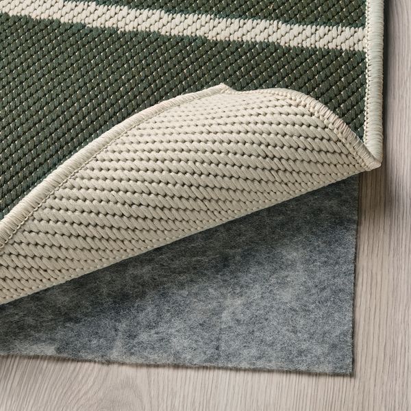 Ковер безворсовый, для дома, улицы, 160x230 см, темно-зеленый, белый с оттенком IKEA TÖMMERBY ТЁММЕРБЮ 004.952.04 - схема-чертеж с размерами