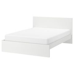 MALM Каркас кровати - белый/Lönset 160x200 см