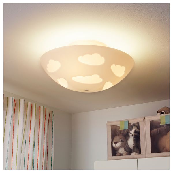 Потолочный светильник СКОЙГ, белый - схема-чертеж с размерами