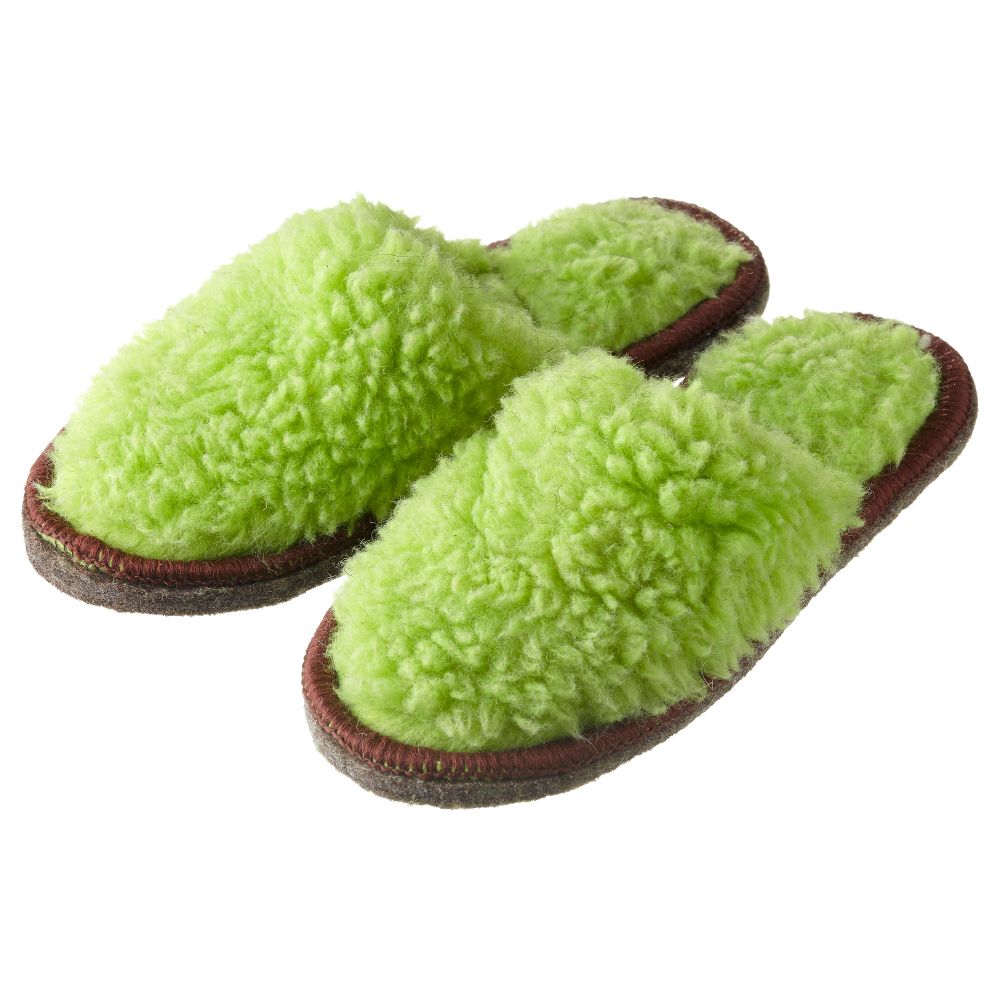 Тапочки ФЕГЕН, оливковый зеленый - схема-чертеж с размерами