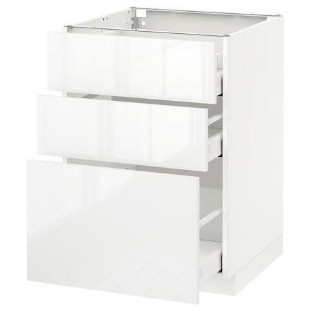 METOD / MAXIMERA Напольный шкаф с 3 ящиками
