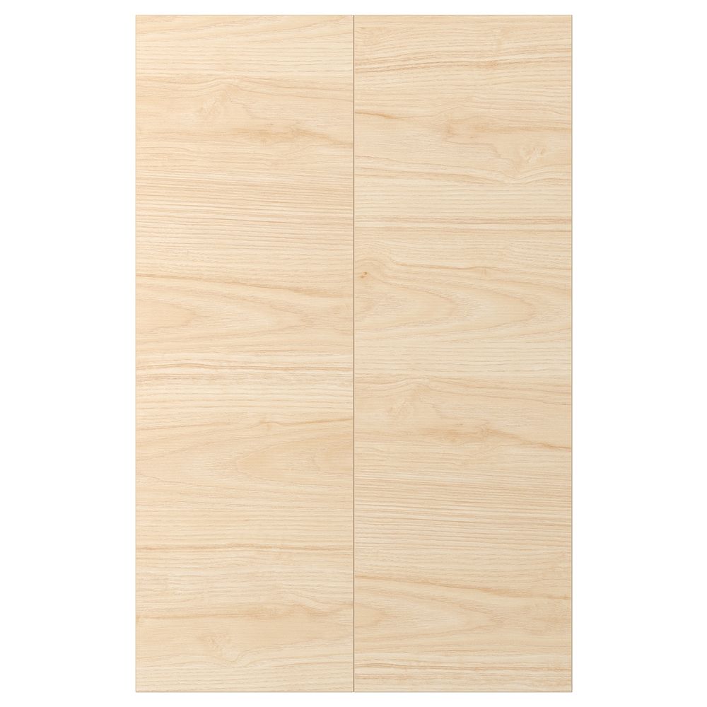 Дверца для напольного углового шкафа, 2шт, под светлый ясень 25x80 см IKEA ASKERSUND АСКЕРСУНД 103.549.44 - фото 1