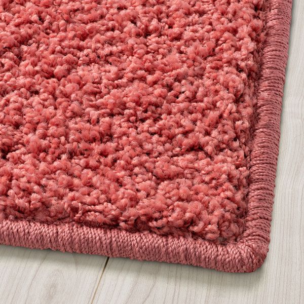 Ковер, длинный ворс, светлый коричнево-красный 133x180 см IKEA ALLERSLEV АЛЛЕРСЛЕВ 905.087.06 - фото 3