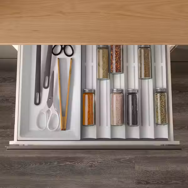 UPPDATERA Полка для специй - белый 10x50 см - фото 5