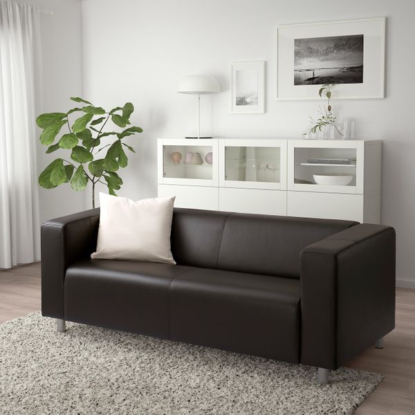 2-местный диван, Глосе/Бумстад темно-коричневый IKEA KLIPPAN КЛИППАН 104.518.84 - фото 2