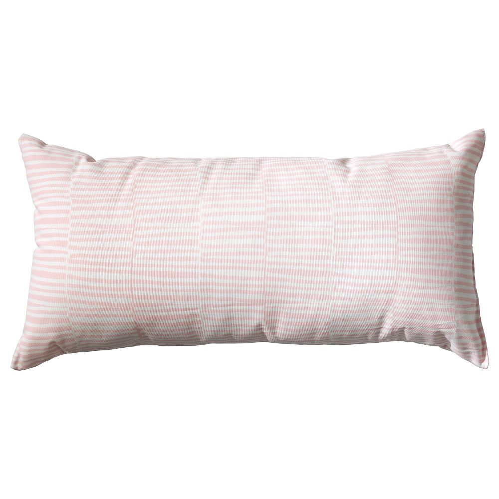 Подушка ВЕНДЛА, розовый/белый (30x60 см) - фото 1