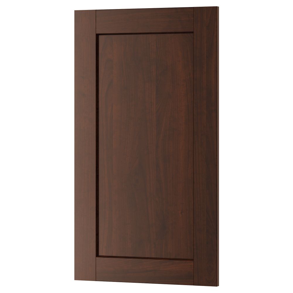 Фронтальная панель для посудомоечной машины ЭДСЕРУМ, под дерево коричневый (45x80 см) - фото 1