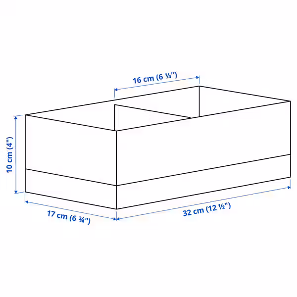 IKEA, дополнительный ракурс - схема-чертеж с размерами