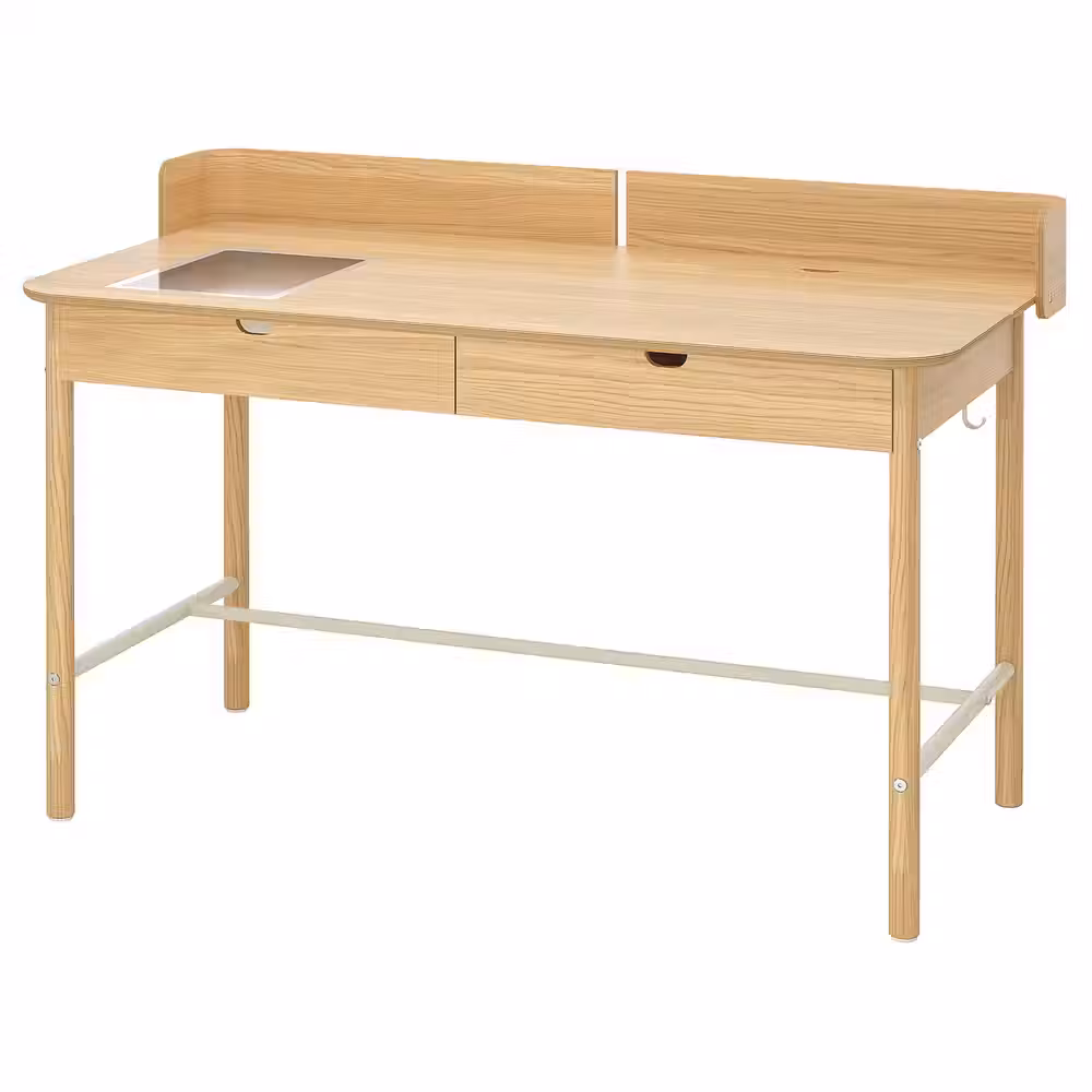RIDSPÖ РИДСПЁ Письменный стол - дуб 140x70 см - фото 1