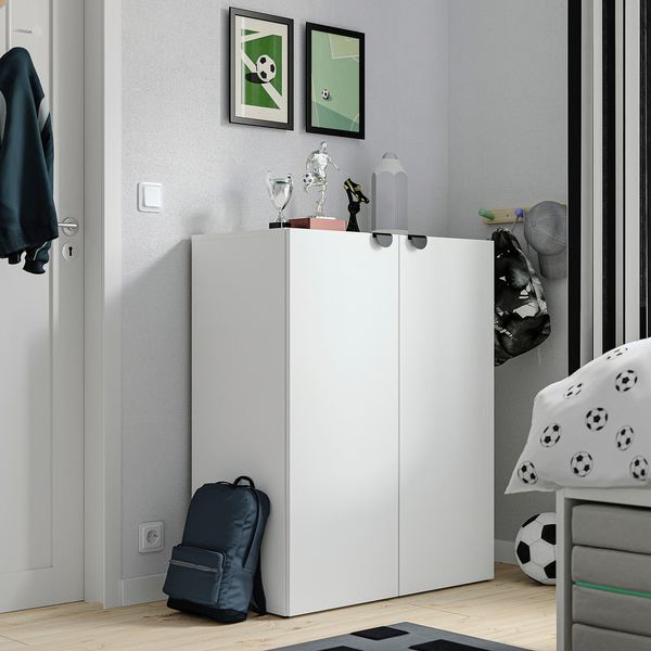 LASTARE Комбинация д/хранения - белый 80x42x101 см - фото 2