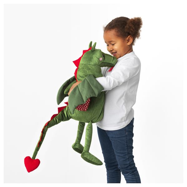 Мягкая игрушка ФЛИГДРАКЕ, дракон - схема-чертеж с размерами