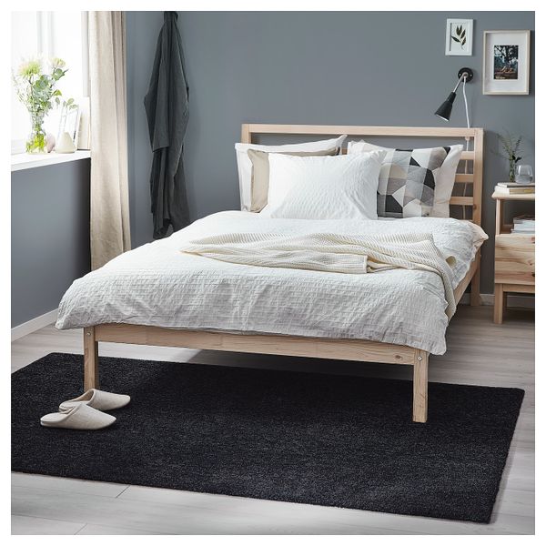 Ковер, короткий ворс, темно-серый 133x195 см IKEA TYVELSE ТЮВЕЛЬСЕ 704.268.58 - фото 5