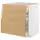 METOD / MAXIMERA Напольный шкаф с 3 ящиками - белый/Forsbacka дуб 80x60 см