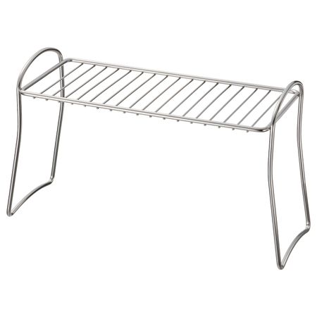 Посудная сушилка-полка, нержавеющая сталь 13x32 см IKEA VÄLVÅRDAD ВЭЛВОРДАД 604.738.69