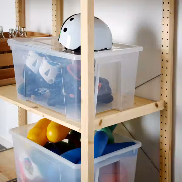 SAMLA Контейнер - прозрачный 56x39x28 см/45 л - фото 5