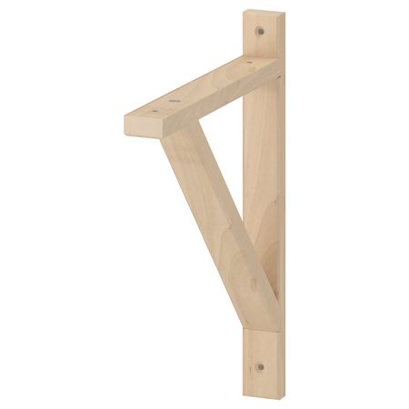 Консоль, береза, 28x31 см IKEA ЭКБИ ВАЛЬТЕР 703.839.48