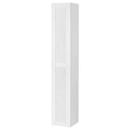 Высокий шкаф с дверцей, Йельсен белый 30x30x180 см IKEA FISKÅN ФИСКОН 004.993.63