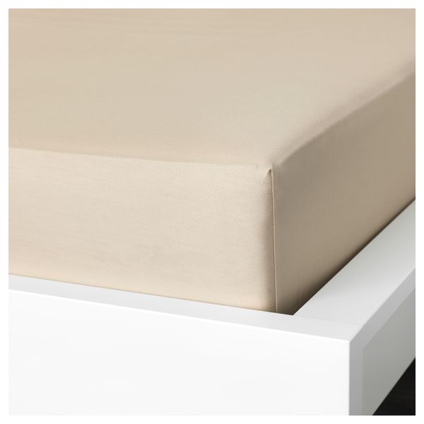 Простыня натяжная НАТТЭСМИН, бежевый - фото 2