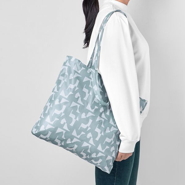 Сумка, 45x36 см, серо-синий IKEA SKYNKE СКЮНКЕ 505.619.65 - схема-чертеж с размерами