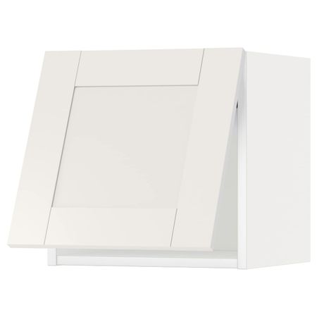 Горизонтальный навесной шкаф, белый/Сэведаль белый 40x40 см IKEA МЕТОД 292.232.03