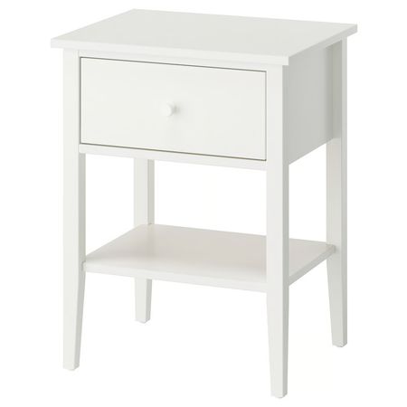 GULLABERG Тумба прикроватная - с 1 ящиком с полкой/белый 53x43x69 см