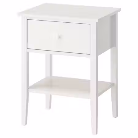 GULLABERG Тумба прикроватная - с 1 ящиком с полкой/белый 53x43x69 см