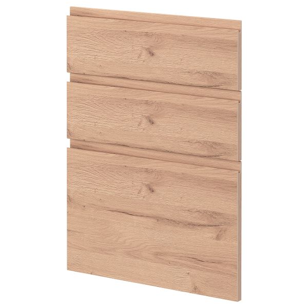 3 фасада для посудомоечной машины, Воксторп под дуб 60 см IKEA METOD МЕТОД 194.141.75 - схема-чертеж с размерами