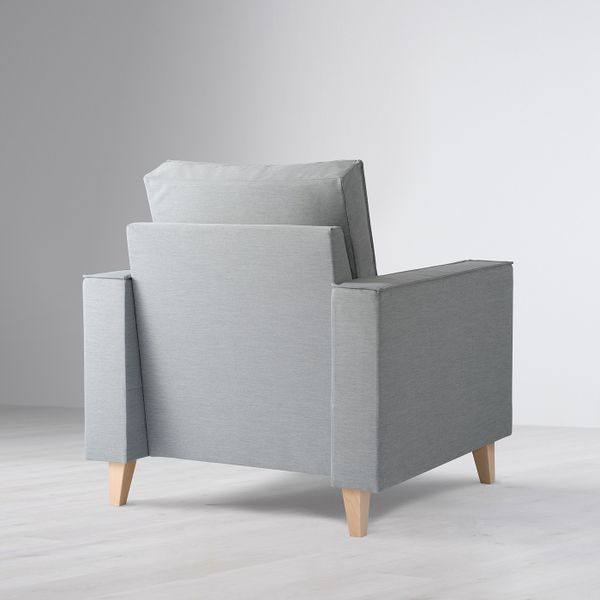 Кресло, Книса светло-серый IKEA ASKESTA АСКЕСТА 104.683.23 - фото 5