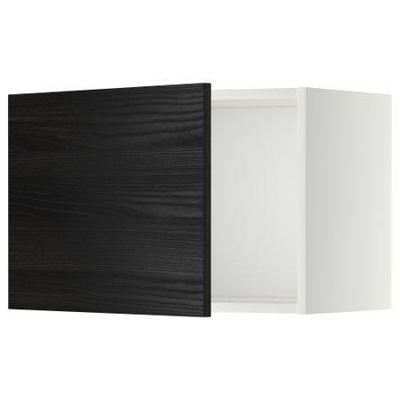 Шкаф навесной МЕТОД, белый, Тингсрид черный