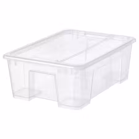 SAMLA Контейнер с крышкой - прозрачный 39x28x14 см/11 л