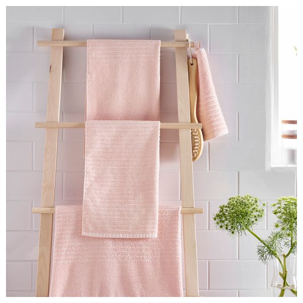 Простыня банная, бледно-розовый, 100x150 см IKEA ВОГШЁН 003.536.43 - фото 3