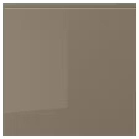 VOXTORP Дверь - глянцевый темный серо-коричневый 60x60 см