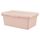 Контейнер с крышкой, розовый 38x25x15 см IKEA СОККЕРБИТ 504.446.84