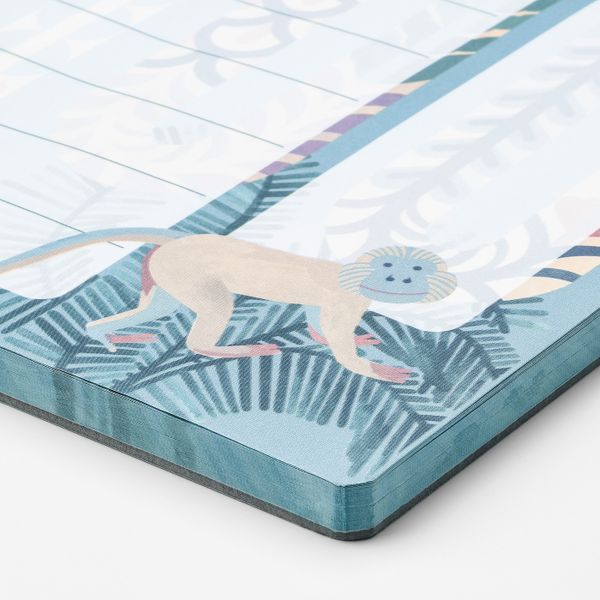 Еженедельник, разноцветный/зверюшка 21x30 см/80 шт 80 гр/м² IKEA ИЛЛБАТТИНГ 004.576.88 - схема-чертеж с размерами