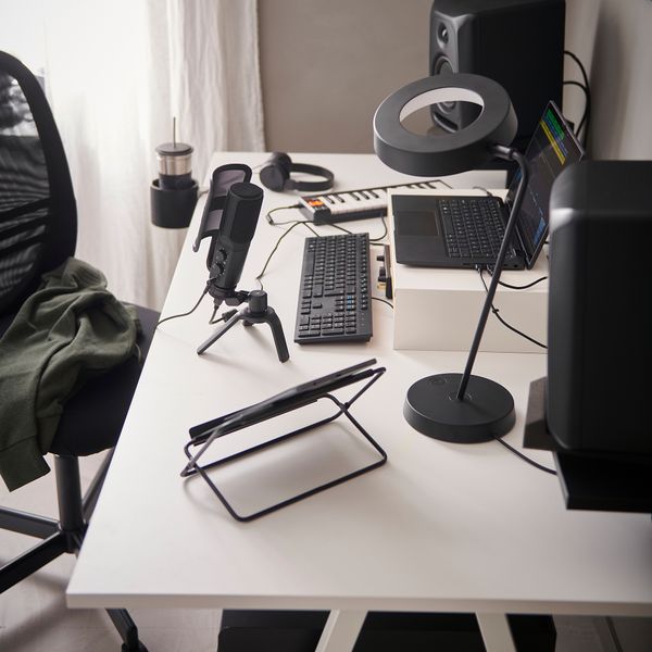 Рабочая лампа, светодиодная, регулируемая яркость черный IKEA OBEGRÄNSAD 705.262.64 - фото 5