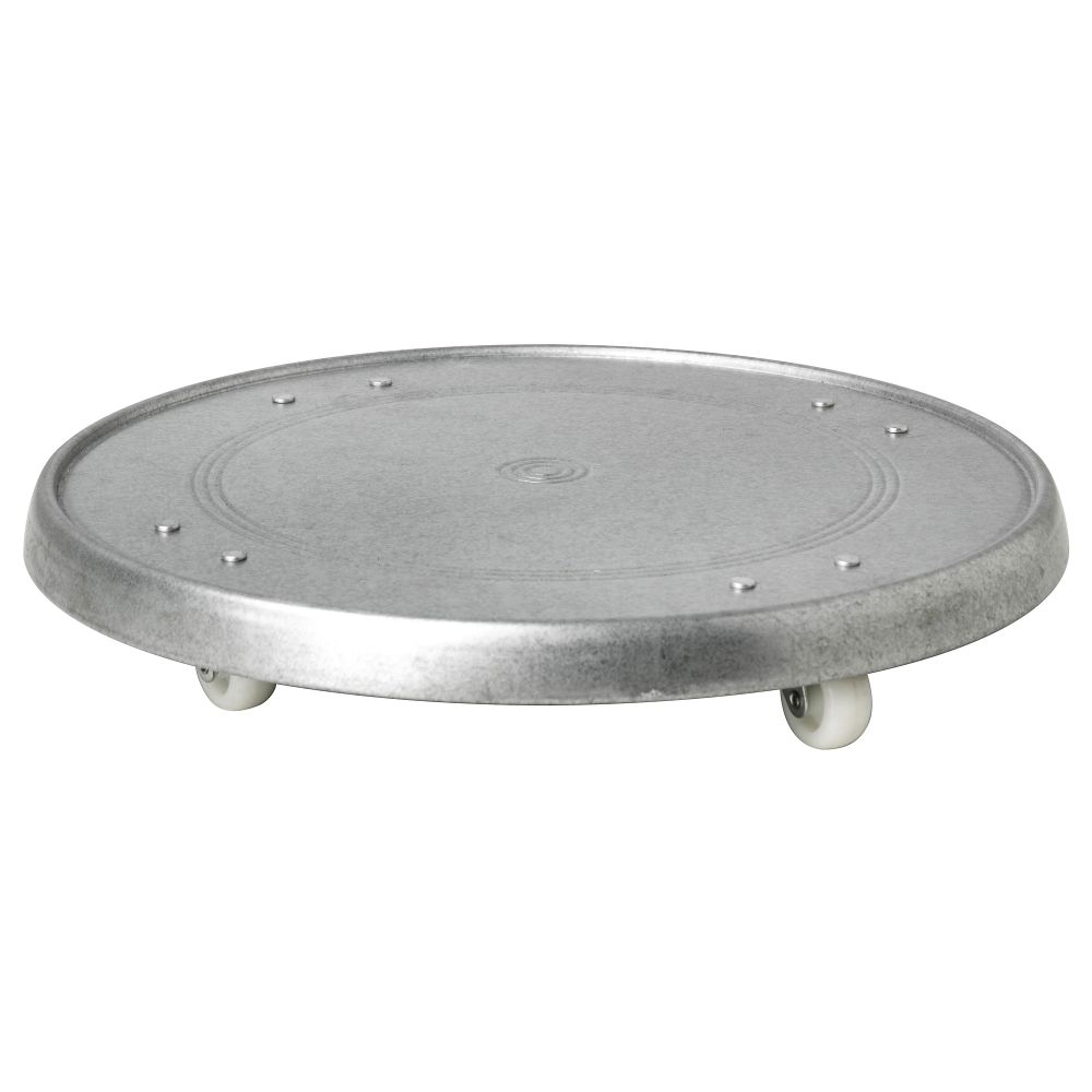 Подставка на колесах СОККЕР, оцинковка д/дома/улицы, оцинковка (31 см) - фото 1