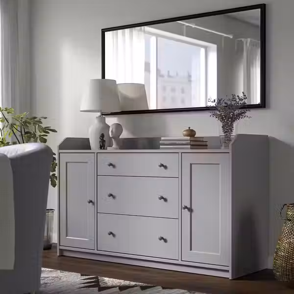 NYPONBUSKE НИПОНБЮСКЕ Зеркало - чёрный 65x135 см - фото 4