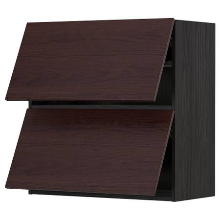 Навесной горизонтальный шкаф, 2 двери, 80x80 cm IKEA METOD МЕТОД 793.938.01