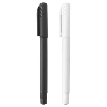 Фломастер ХЭМСМАК, белый, черный