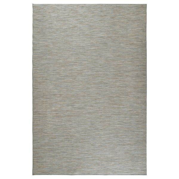 Ковер, безворсовый ХОДДЕ, д/дома/улицы синий, бежевый - фото 1