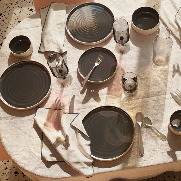 Скатерть, естественный, бежевый, 150x250 см IKEA OMBONAD ОМБОНАД 505.089.11 - фото 3