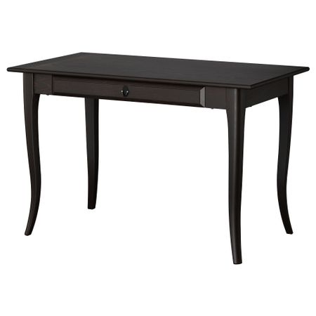 Письменный стол ЛЕКСВИК, черный (119x60 см)
