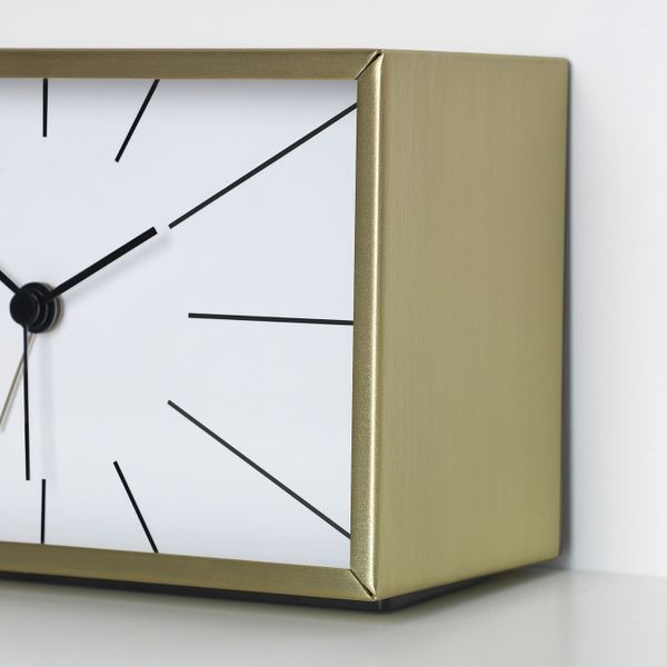 Будильник, желтая медь 7x10 см IKEA МЮГГЬЕГАРЕ 304.243.28 - фото 4